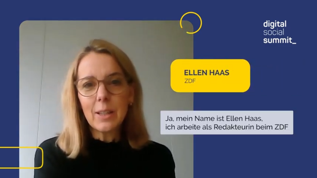short bite mit Ellen Haas vom ZDF & Bernd Fiedler von Wikimedia